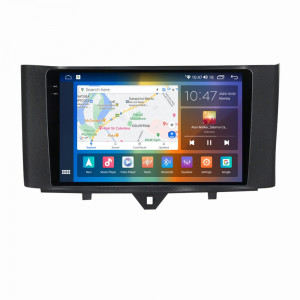 Navigatie dedicata cu Android Smart Fortwo 2011 - 2014, 8GB RAM, Radio GPS Dual Zone, Display 2K QLED 9.5" Touchscreen, Internet Wi-Fi si slot SIM 4G, Bluetooth, MirrorLink, USB, Waze 107106