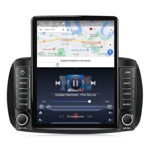 Navigatie dedicata cu Android Smart Fortwo dupa 2014, 2GB RAM, Radio GPS Dual Zone, Touchscreen IPS 9.7" HD tip Tesla, Internet Wi-Fi, Bluetooth, MirrorLink, USB 100487826
