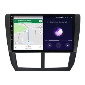 Navigatie dedicata cu Android Subaru Impreza / XV / WRX 2007 - 2014, 4GB RAM, Radio GPS Dual Zone, Display HD IPS 9" Touchscreen, Internet Wi-Fi, Bluetooth, MirrorLink, USB - Img 6