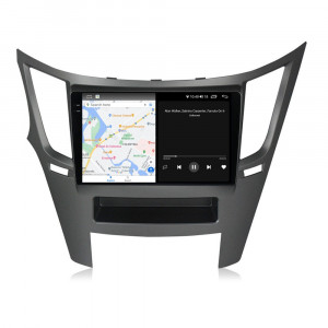 Navigatie dedicata cu Android Subaru Outback / Legacy 2009 - 2014, 4GB RAM, Radio GPS Dual Zone, Display 2K QLED 9.5" Touchscreen, Internet Wi-Fi si slot SIM 4G, Bluetooth, MirrorLink, USB, Waze 105216