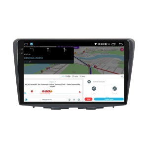 Navigatie dedicata cu Android Suzuki Baleno dupa 2016, 4GB RAM, Radio GPS Dual Zone, Display 2K QLED 9.5" Touchscreen, Internet Wi-Fi si slot SIM 4G, Bluetooth, MirrorLink, USB 100007696