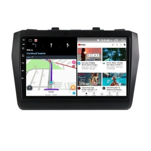 Navigatie dedicata cu Android Suzuki Swift V dupa 2017, 4GB RAM, Radio GPS Dual Zone, Display HD QLED 9" Touchscreen, Internet Wi-Fi si slot SIM 4G, Bluetooth, MirrorLink, USB 100267896