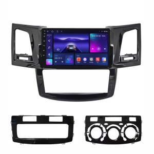 Navigatie dedicata cu Android Toyota Hilux VII 2004 - 2015, 4GB RAM, Radio GPS Dual Zone, Display HD IPS 9" Touchscreen, Internet Wi-Fi, Bluetooth, MirrorLink, USB