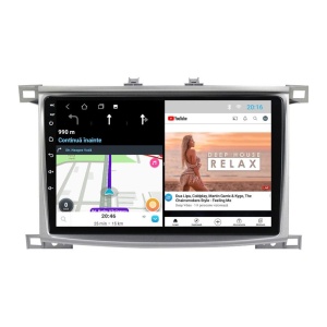 Navigatie dedicata cu Android Toyota Land Cruiser J100 2002 - 2008, 2GB RAM, Radio GPS Dual Zone, Display HD IPS 10" Touchscreen, Internet Wi-Fi, Bluetooth, MirrorLink, USB 100516146