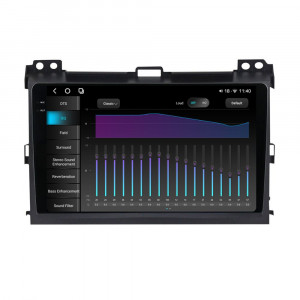 Navigatie dedicata cu Android Toyota Land Cruiser Prado J120 2002 - 2010, 12GB RAM, Radio GPS Dual Zone, Display 2K QLED 9.5" Touchscreen, Internet Wi-Fi si slot SIM 4G, Bluetooth, MirrorLink, USB, Waze 98686