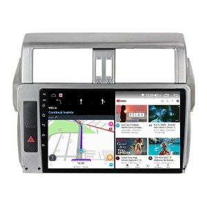 Navigatie dedicata cu Android Toyota Land Cruiser Prado J150 2013 - 2017, 4GB RAM, Radio GPS Dual Zone, Display HD QLED 10" Touchscreen, Internet Wi-Fi si slot SIM 4G, Bluetooth, MirrorLink, USB 100268736
