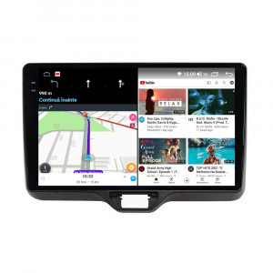 Navigatie dedicata cu Android Toyota Yaris P21 dupa 2020, 4GB RAM, Radio GPS Dual Zone, Display 2K QLED 10.36" Touchscreen, Internet Wi-Fi si slot SIM 4G, Bluetooth, MirrorLink, USB, Waze 109846
