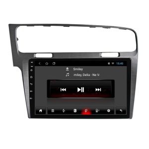 Navigatie dedicata cu Android VW Golf VII 2012 - 2019, argintiu, 1GB RAM, Radio GPS Dual Zone, Display HD IPS 10" Touchscreen, Internet Wi-Fi, Bluetooth, MirrorLink, USB 100480356