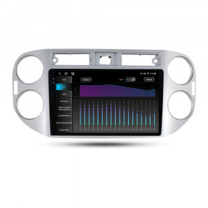 Navigatie dedicata cu Android VW Tiguan I 2007 - 2012, 12GB RAM, Radio GPS Dual Zone, Display 2K QLED 9.5" Touchscreen, Internet Wi-Fi si slot SIM 4G, Bluetooth, MirrorLink, USB, Waze 98116