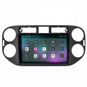 Navigatie dedicata cu Android VW Tiguan I 2012 - 2018, 12GB RAM, Radio GPS Dual Zone, Display 2K QLED 9.5" Touchscreen, Internet Wi-Fi si slot SIM 4G, Bluetooth, MirrorLink, USB, Waze 96426