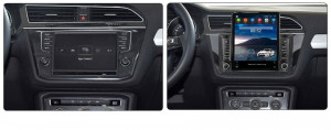 Navigatie dedicata cu Android VW Tiguan II dupa 2016, 1GB RAM, Radio GPS Dual Zone, Touchscreen IPS 9.7" HD tip Tesla, Internet Wi-Fi, Bluetooth, MirrorLink, USB, Waze 90606