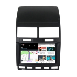 Navigatie dedicata cu Android VW Touareg 7L 2002 - 2011, 4GB RAM, Radio GPS Dual Zone, Display HD QLED 9" Touchscreen, Internet Wi-Fi si slot SIM 4G, Bluetooth, MirrorLink, USB 100267146