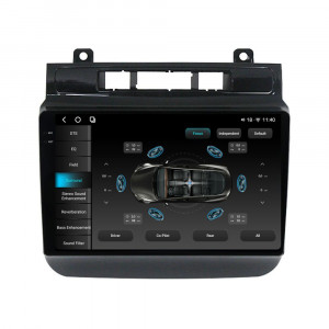 Navigatie dedicata cu Android VW Touareg 7P 2010 - 2018, 12GB RAM, Radio GPS Dual Zone, Display 2K QLED 9.5" Touchscreen, Internet Wi-Fi si slot SIM 4G, Bluetooth, MirrorLink, USB, Waze 98126