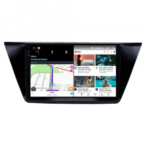 Navigatie dedicata cu Android VW Touran III dupa 2015, 12GB RAM, Radio GPS Dual Zone, Display 2K QLED 10.36" Touchscreen, Internet Wi-Fi si slot SIM 4G, Bluetooth, MirrorLink, USB, Waze 99506