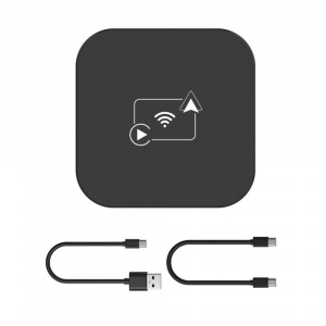 Adaptor wireless Apple CarPlay si Android Auto pentru masini care au aceste functii prin cablu