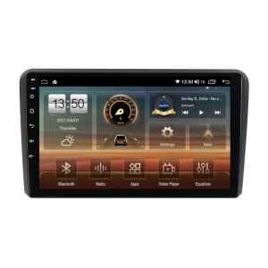Navigatie dedicata cu Android Audi A3 (8P1) 2003 - 2013, 4GB RAM, Radio GPS Dual Zone, Display HD QLED 9" Touchscreen, Internet Wi-Fi si slot SIM 4G, Bluetooth, MirrorLink, USB