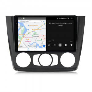 Navigatie dedicata cu Android BMW Seria 1 (E81 / E87) 2007 - 2013, clima manuala, 8GB RAM, Radio GPS Dual Zone, Display 2K QLED 9.5" Touchscreen, Internet Wi-Fi si slot SIM 4G, Bluetooth, MirrorLink, USB, Waze 106267