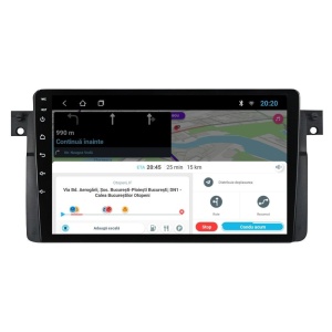 Navigatie dedicata cu Android BMW Seria 3 (E46) 1997 - 2005, 2GB RAM, Radio GPS Dual Zone, Display HD IPS 9" Touchscreen, Internet Wi-Fi, Bluetooth, MirrorLink, USB 100510107