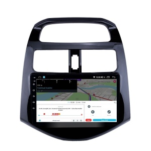 Navigatie dedicata cu Android Chevrolet Spark 2009 - 2015, 2GB RAM, Radio GPS Dual Zone, Display HD QLED 9" Touchscreen, Internet Wi-Fi si slot SIM 4G, Bluetooth, MirrorLink, USB 100290057