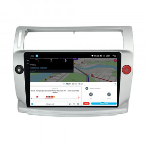 Navigatie dedicata cu Android Citroen C4 I 2004 - 2009, 4GB RAM, Radio GPS Dual Zone, Display 2K QLED 9.5" Touchscreen, Internet Wi-Fi si slot SIM 4G, Bluetooth, MirrorLink, USB, Waze 111777