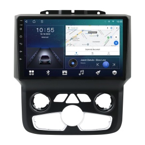 Navigatie dedicata cu Android Dodge RAM 2013 - 2018, clima automata, 2GB RAM, Radio GPS Dual Zone, Display HD QLED 9" Touchscreen, Internet Wi-Fi si slot SIM 4G, Bluetooth, MirrorLink, USB