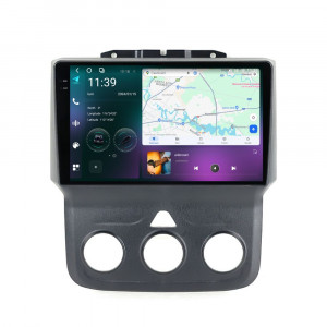 Navigatie dedicata cu Android Dodge RAM 2013 - 2018, clima manuala, 12GB RAM, Radio GPS Dual Zone, Display 2K QLED 9.5" Touchscreen, Internet Wi-Fi si slot SIM 4G, Bluetooth, MirrorLink, USB