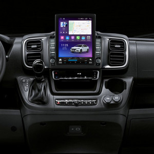 Navigatie dedicata cu Android Fiat Ducato dupa 2022, 4GB RAM, Radio GPS Dual Zone, Touchscreen IPS 9.7" HD tip Tesla, Internet Wi-Fi si slot SIM 4G, Bluetooth, MirrorLink, USB, Waze 100717