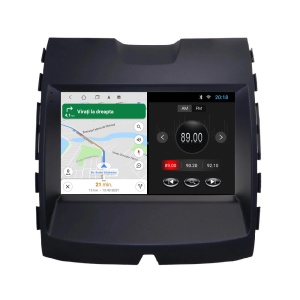 Navigatie dedicata cu Android Ford Edge 2016 - 2021 cu navigatie originala, 2GB RAM, Radio GPS Dual Zone, Display HD IPS 9" Touchscreen, Internet Wi-Fi, Bluetooth, MirrorLink, USB 100523337
