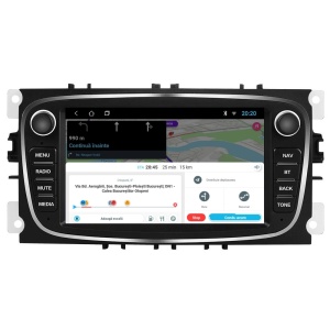 Navigatie dedicata cu Android Ford Mondeo IV 2007 - 2014, negru, 2GB RAM, Radio GPS Dual Zone, Display HD 7" Touchscreen, Internet Wi-Fi, Bluetooth, MirrorLink, USB 100012637
