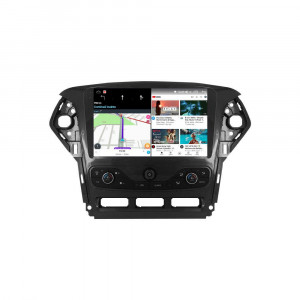 Navigatie dedicata cu Android Ford Mondeo IV 2011 - 2014 cu navigatie originala, 4GB RAM, Radio GPS Dual Zone, Display 2K QLED 9.5" Touchscreen, Internet Wi-Fi si slot SIM 4G, Bluetooth, MirrorLink, USB, Waze 109507