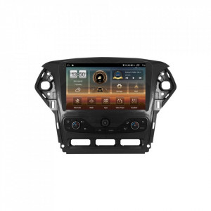 Navigatie dedicata cu Android Ford Mondeo IV 2011 - 2014 cu navigatie originala, 8GB RAM, Radio GPS Dual Zone, Display HD QLED 9" Touchscreen, Internet Wi-Fi si slot SIM 4G, Bluetooth, MirrorLink, USB