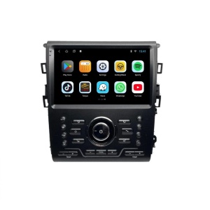 Navigatie dedicata cu Android Ford Mondeo V dupa 2014 cu navigatie originala, 2GB RAM, Radio GPS Dual Zone, Display HD QLED 9" Touchscreen, Internet Wi-Fi si slot SIM 4G, Bluetooth, MirrorLink, USB 100273947