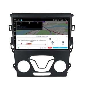 Navigatie dedicata cu Android Ford Mondeo V dupa 2014 fara navigatie originala, 2GB RAM, Radio GPS Dual Zone, Display HD QLED 9" Touchscreen, Internet Wi-Fi si slot SIM 4G, Bluetooth, MirrorLink, USB 100291467