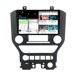 Navigatie dedicata cu Android Ford Mustang 2014 - 2021 cu navigatie originala, 4GB RAM, Radio GPS Dual Zone, Display HD QLED 9" Touchscreen, Internet Wi-Fi si slot SIM 4G, Bluetooth, MirrorLink, USB 100269267