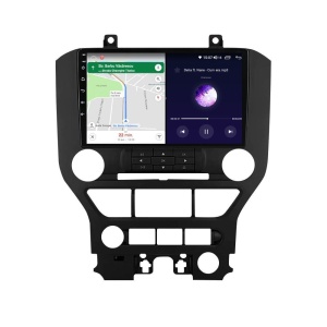 Navigatie dedicata cu Android Ford Mustang 2014 - 2021 fara navigatie originala, 2GB RAM, Radio GPS Dual Zone, Display HD QLED 9" Touchscreen, Internet Wi-Fi si slot SIM 4G, Bluetooth, MirrorLink, USB 100273977