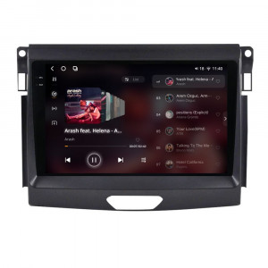Navigatie dedicata cu Android Ford Ranger dupa 2015 fara navigatie originala, 12GB RAM, Radio GPS Dual Zone, Display 2K QLED 9.5" Touchscreen, Internet Wi-Fi si slot SIM 4G, Bluetooth, MirrorLink, USB, Waze 96997