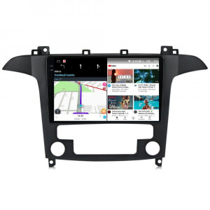Navigatie dedicata cu Android Ford S-Max I / Galaxy II 2006 - 2015, clima automata, 8GB RAM, Radio GPS Dual Zone, Display 2K QLED 9.5" Touchscreen, Internet Wi-Fi si slot SIM 4G, Bluetooth, MirrorLink, USB, Waze 110907