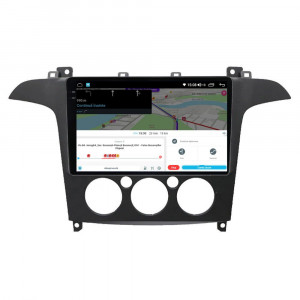 Navigatie dedicata cu Android Ford S-Max I / Galaxy II 2006 - 2015, clima manuala, 8GB RAM, Radio GPS Dual Zone, Display 2K QLED 9.5" Touchscreen, Internet Wi-Fi si slot SIM 4G, Bluetooth, MirrorLink, USB, Waze 112637