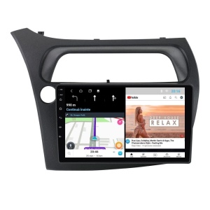Navigatie dedicata cu Android Honda Civic VIII Hatchback 2006 - 2011, 1GB RAM, Radio GPS Dual Zone, Display HD IPS 9" Touchscreen, Internet Wi-Fi, Bluetooth, MirrorLink, USB 100511817