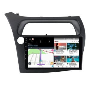 Navigatie dedicata cu Android Honda Civic VIII Hatchback 2006 - 2011, 4GB RAM, Radio GPS Dual Zone, Display HD IPS 9" Touchscreen, Internet Wi-Fi, Bluetooth, MirrorLink, USB - Img 7