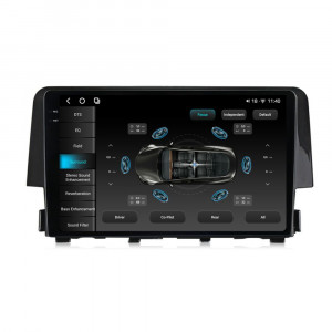 Navigatie dedicata cu Android Honda Civic X 2015 - 2021, 12GB RAM, Radio GPS Dual Zone, Display 2K QLED 9.5" Touchscreen, Internet Wi-Fi si slot SIM 4G, Bluetooth, MirrorLink, USB, Waze 97807
