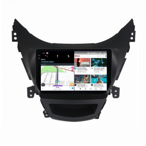 Navigatie dedicata cu Android Hyundai Elantra V 2010 - 2014, 8GB RAM, Radio GPS Dual Zone, Display 2K QLED 9.5" Touchscreen, Internet Wi-Fi si slot SIM 4G, Bluetooth, MirrorLink, USB, Waze 111267