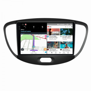 Navigatie dedicata cu Android Hyundai i10 2007 - 2013, 4GB RAM, Radio GPS Dual Zone, Display 2K QLED 9.5" Touchscreen, Internet Wi-Fi si slot SIM 4G, Bluetooth, MirrorLink, USB, Waze 109657