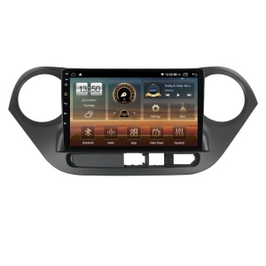 Navigatie dedicata cu Android Hyundai i10 2013 - 2019, 4GB RAM, Radio GPS Dual Zone, Display HD QLED 9" Touchscreen, Internet Wi-Fi si slot SIM 4G, Bluetooth, MirrorLink, USB