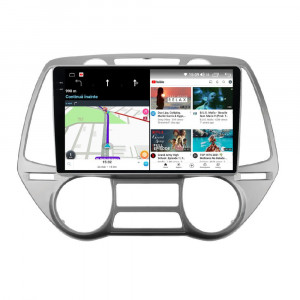 Navigatie dedicata cu Android Hyundai i20 2008 - 2012, clima automata, 12GB RAM, Radio GPS Dual Zone, Display 2K QLED 9.5" Touchscreen, Internet Wi-Fi si slot SIM 4G, Bluetooth, MirrorLink, USB, Waze 99797