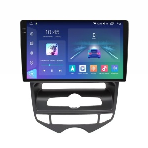 Navigatie dedicata cu Android Hyundai ix20 2010 - 2019, clima automata, 4GB RAM, Radio GPS Dual Zone, Display 2K QLED 9.5" Touchscreen, Internet Wi-Fi si slot SIM 4G, Bluetooth, MirrorLink, USB - Img 1