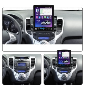 Navigatie dedicata cu Android Hyundai ix20 2010 - 2019, clima manuala, 4GB RAM, Radio GPS Dual Zone, Touchscreen IPS 9.7" HD tip Tesla, Internet Wi-Fi si slot SIM 4G, Bluetooth, MirrorLink, USB 100003267