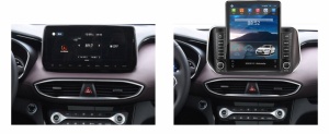 Navigatie dedicata cu Android Hyundai Santa Fe IV dupa 2018, 2GB RAM, Radio GPS Dual Zone, Touchscreen IPS 9.7" HD tip Tesla, Internet Wi-Fi, Bluetooth, MirrorLink, USB 100499787