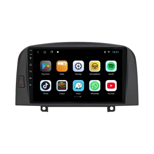 Navigatie dedicata cu Android Hyundai Sonata V 2004 - 2009, 2GB RAM, Radio GPS Dual Zone, Display HD QLED 9" Touchscreen, Internet Wi-Fi si slot SIM 4G, Bluetooth, MirrorLink, USB 100277817