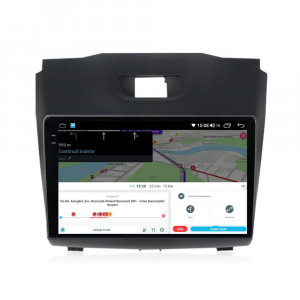 Navigatie dedicata cu Android Isuzu D-Max II 2012 - 2020, 8GB RAM, Radio GPS Dual Zone, Display 2K QLED 9.5" Touchscreen, Internet Wi-Fi si slot SIM 4G, Bluetooth, MirrorLink, USB, Waze 112807